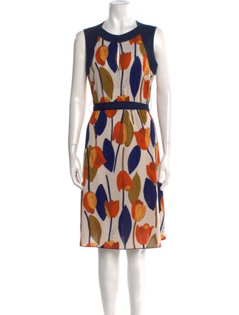 Tory Burch Printed Knee-Length Dress