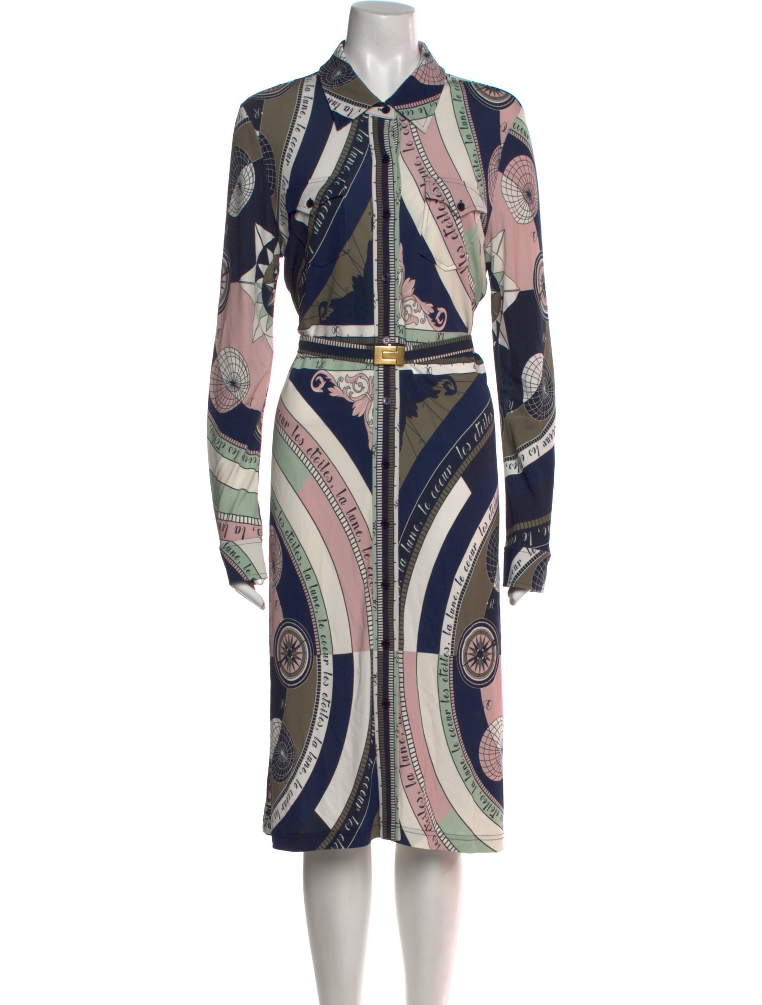 Tory Burch Printed Midi Length Dress