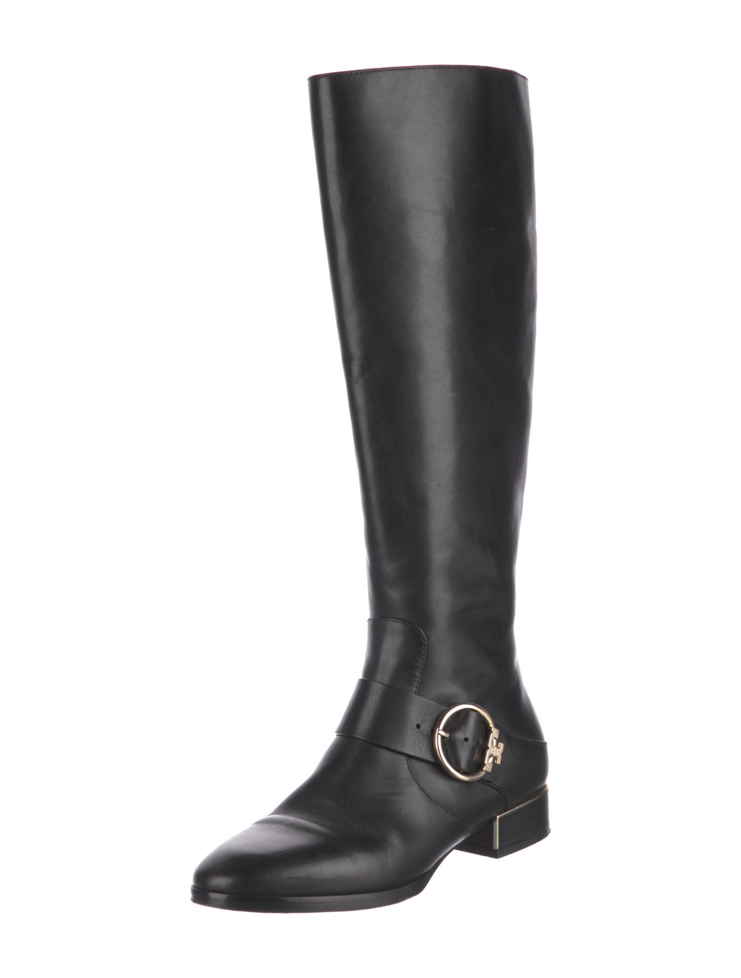 Tory Burch Leather Riding Boots