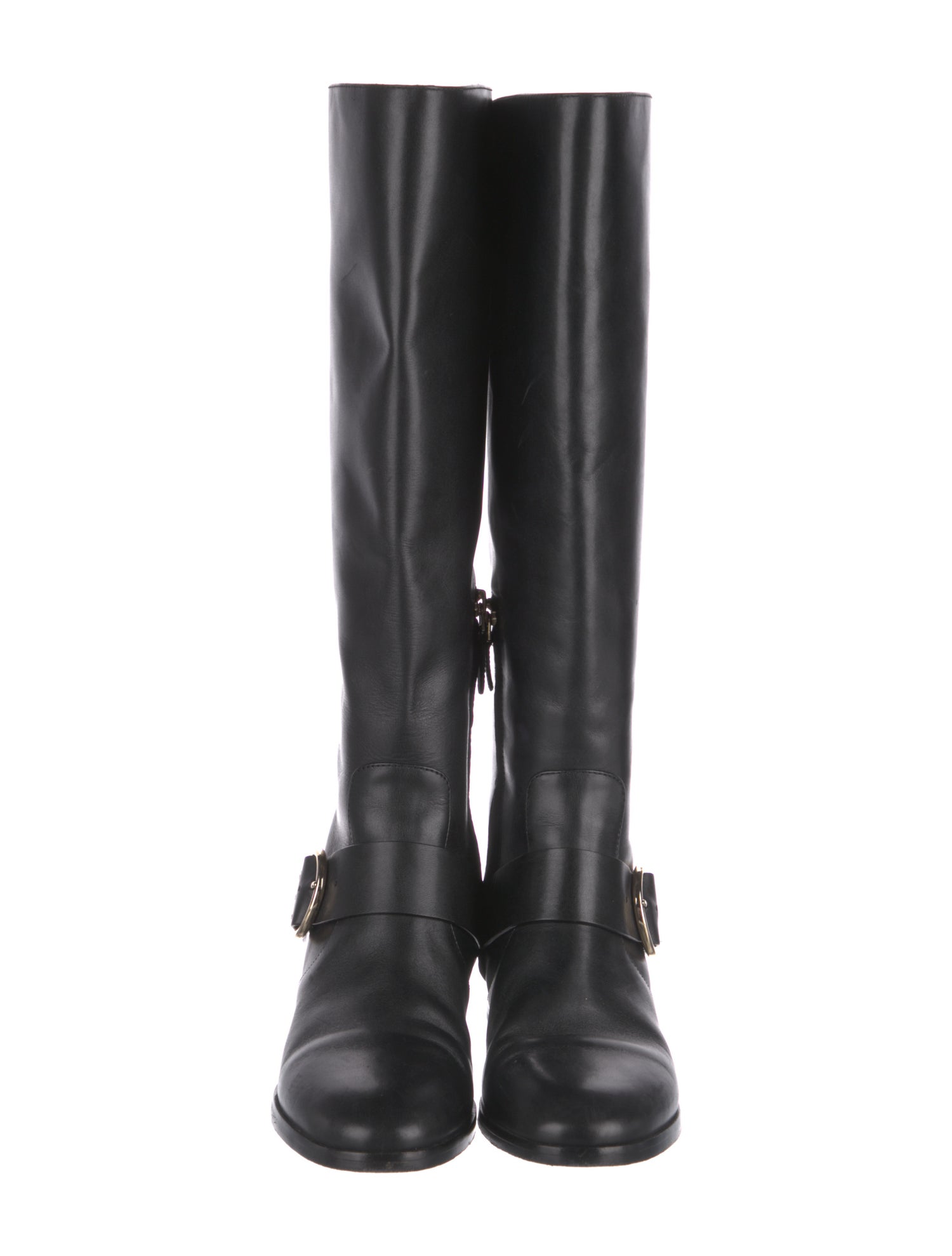 Tory Burch Leather Riding Boots