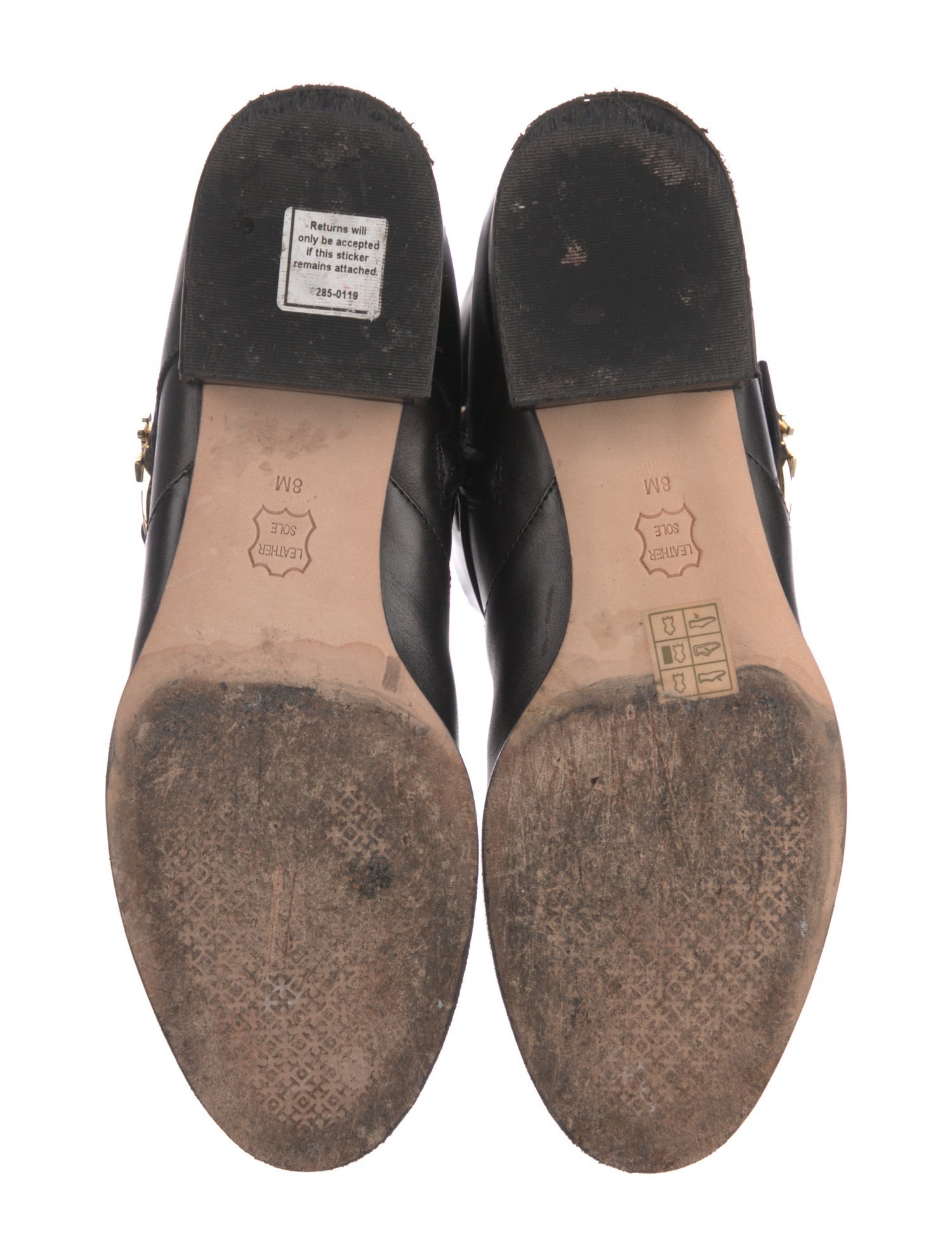 Tory Burch Leather Riding Boots