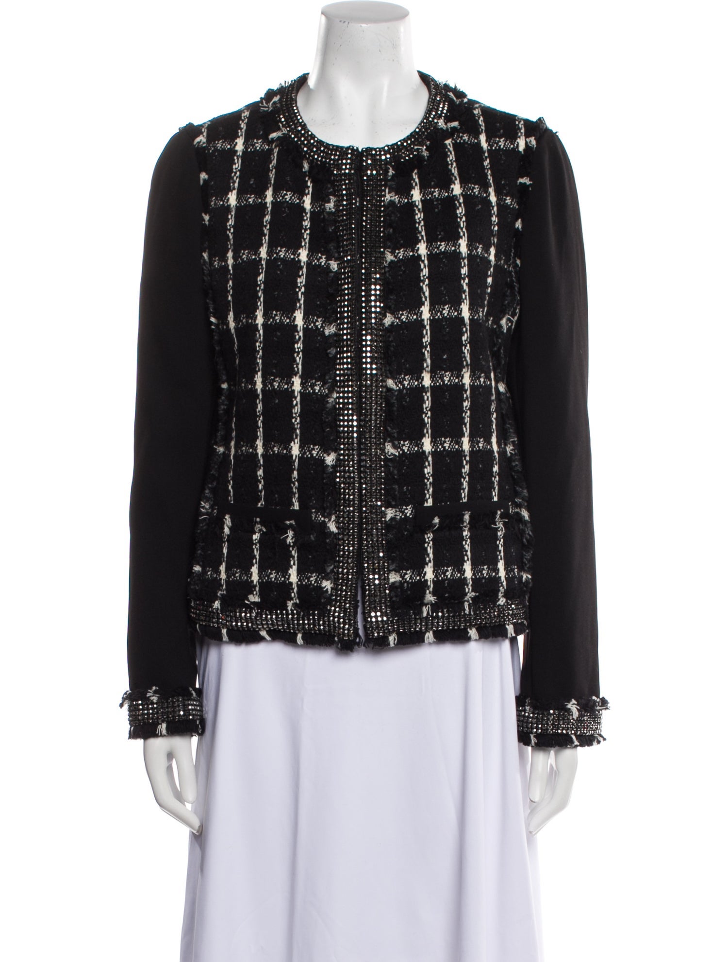 Tory Burch Tweed Pattern Jacket