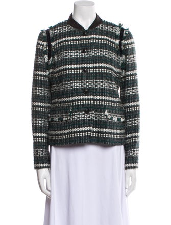 Tory Burch Striped Evening Jacket