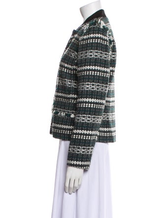 Tory Burch Striped Evening Jacket