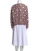 Tory Burch Printed Scoop Neck Blouse