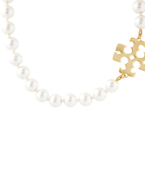 Tory Burch Faux Pearl Roxanne Bead Strand Necklace