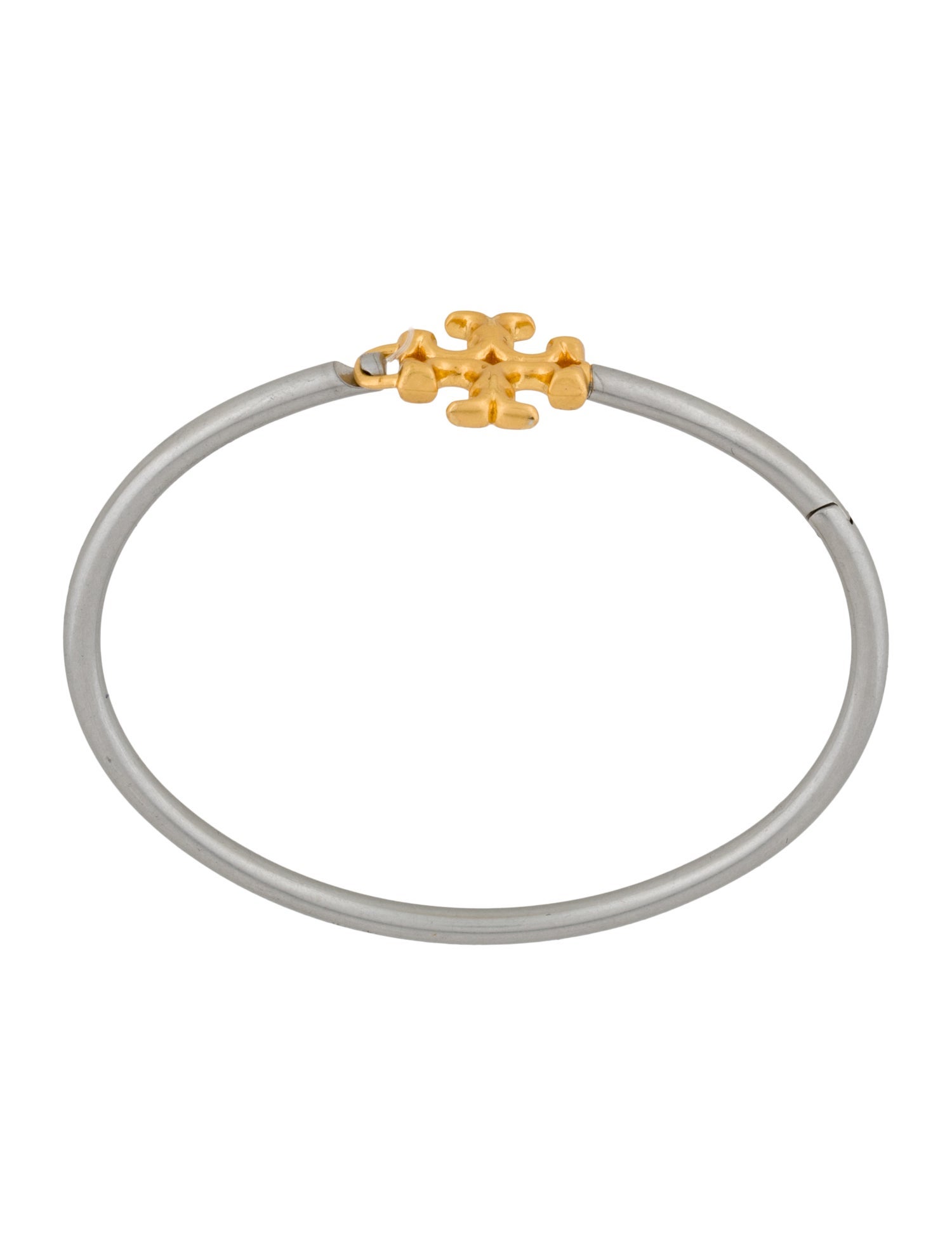 Tory Burch Two-Tone Kira Bangle Bracelet