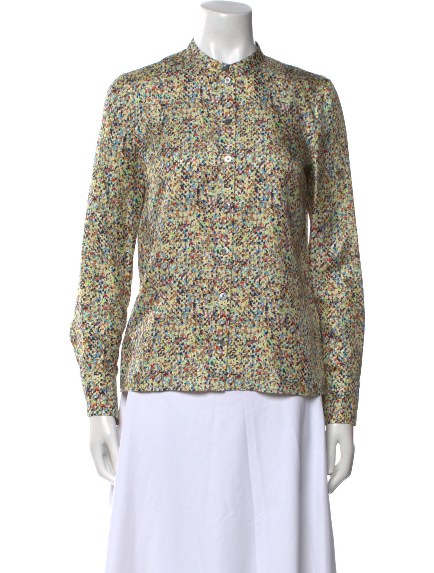 Tory Burch Silk Printed Blouse