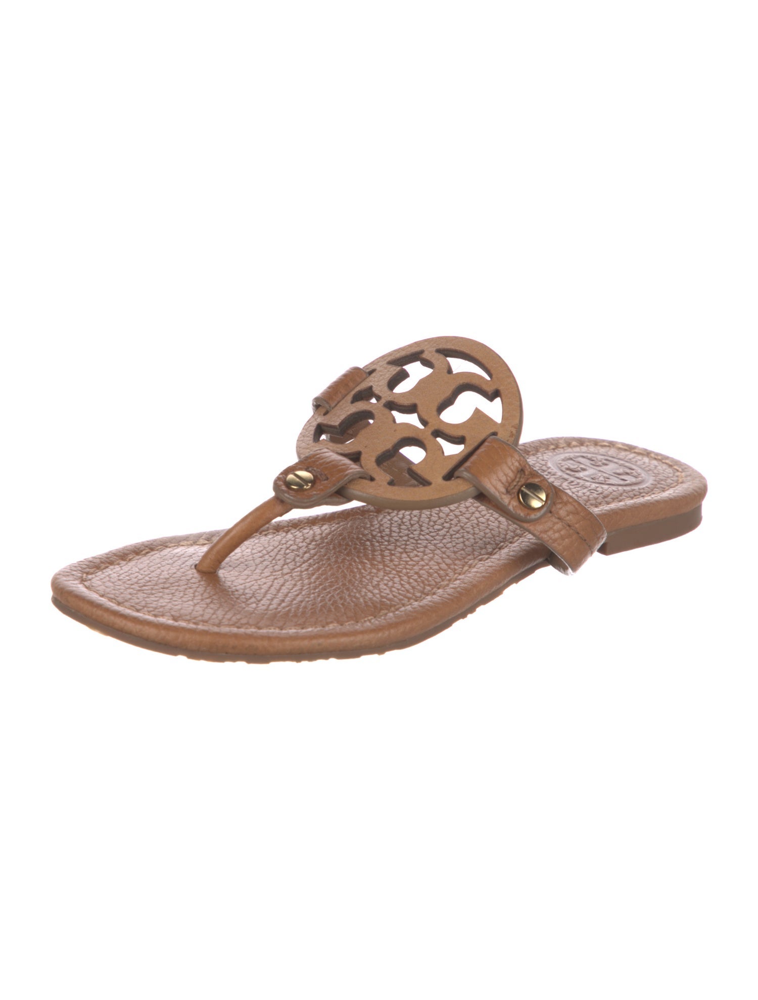 Tory Burch Leather Slides