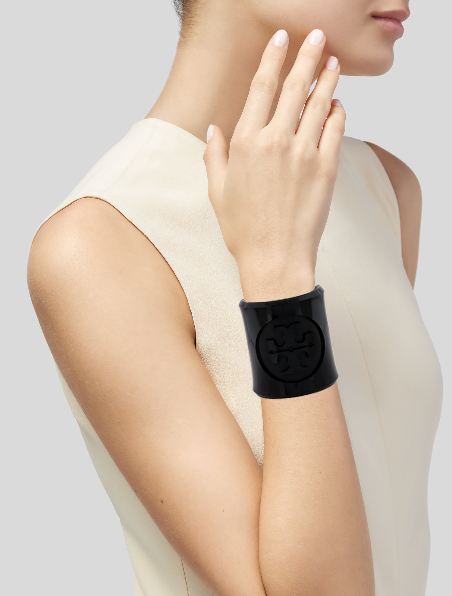 Tory Burch Resin Miller Cuff Bracelet