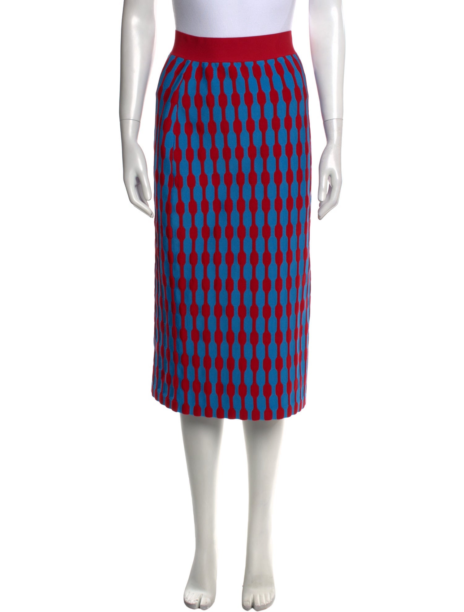 Tory Burch Printed Midi Length Skirt