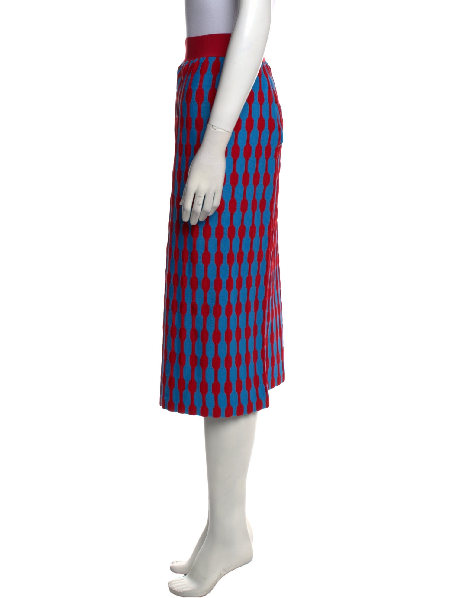 Tory Burch Printed Midi Length Skirt