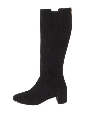 Tory Burch Suede Riding Boots