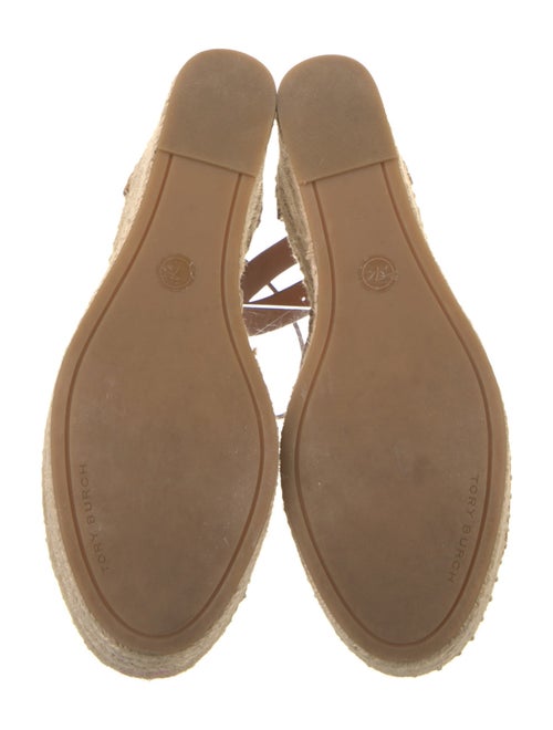 Tory Burch Leather Espadrilles