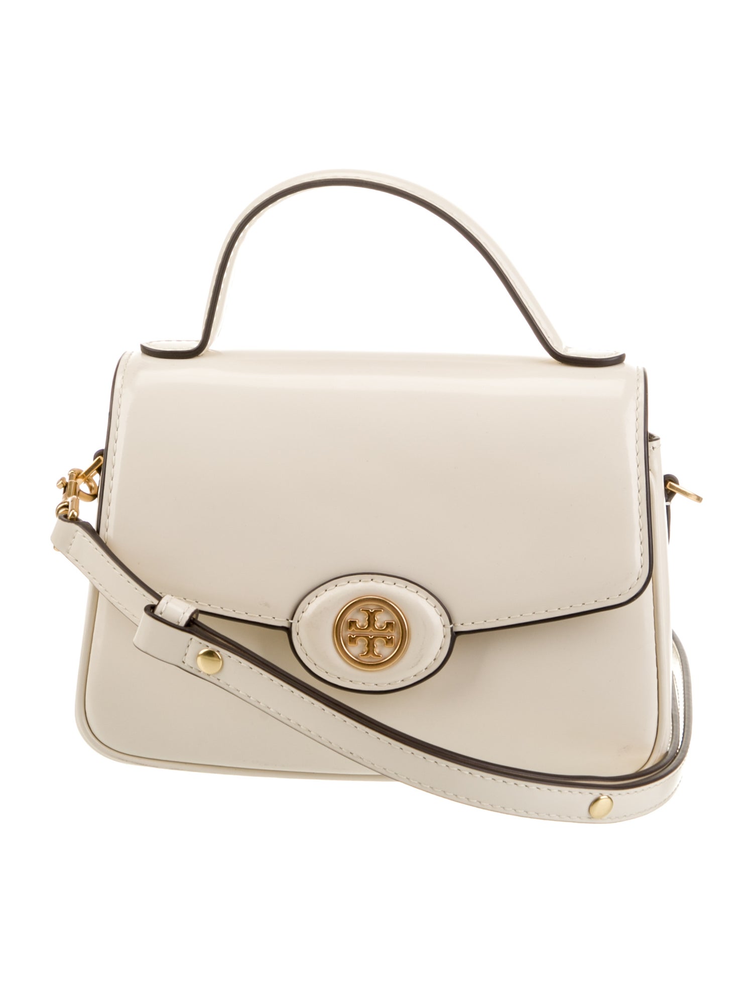 Tory Burch Patent Leather Top Handle Bag