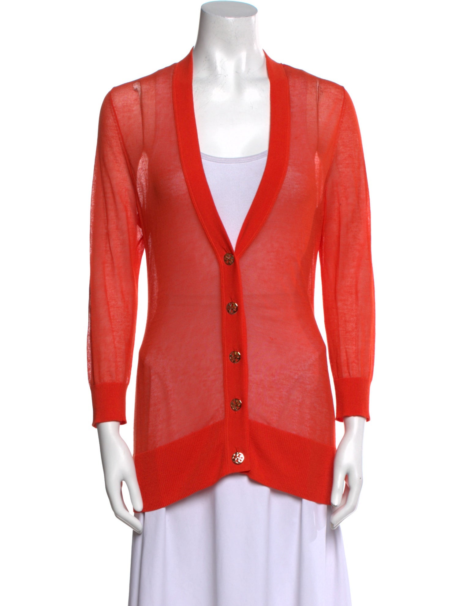 Tory Burch V-Neck Long Sleeve Tunic