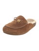 Tory Burch Suede Bow Accents Mules