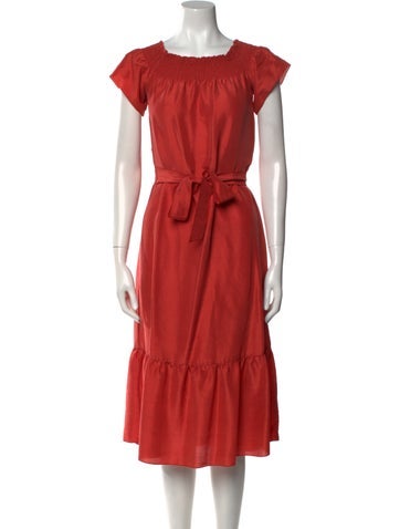Tory Burch Dresses Square Neckline Midi Length Dress XS