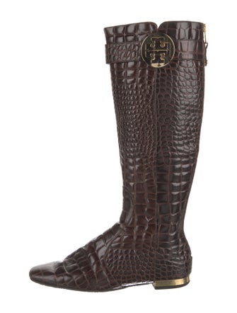 Tory Burch Leather Riding Boots