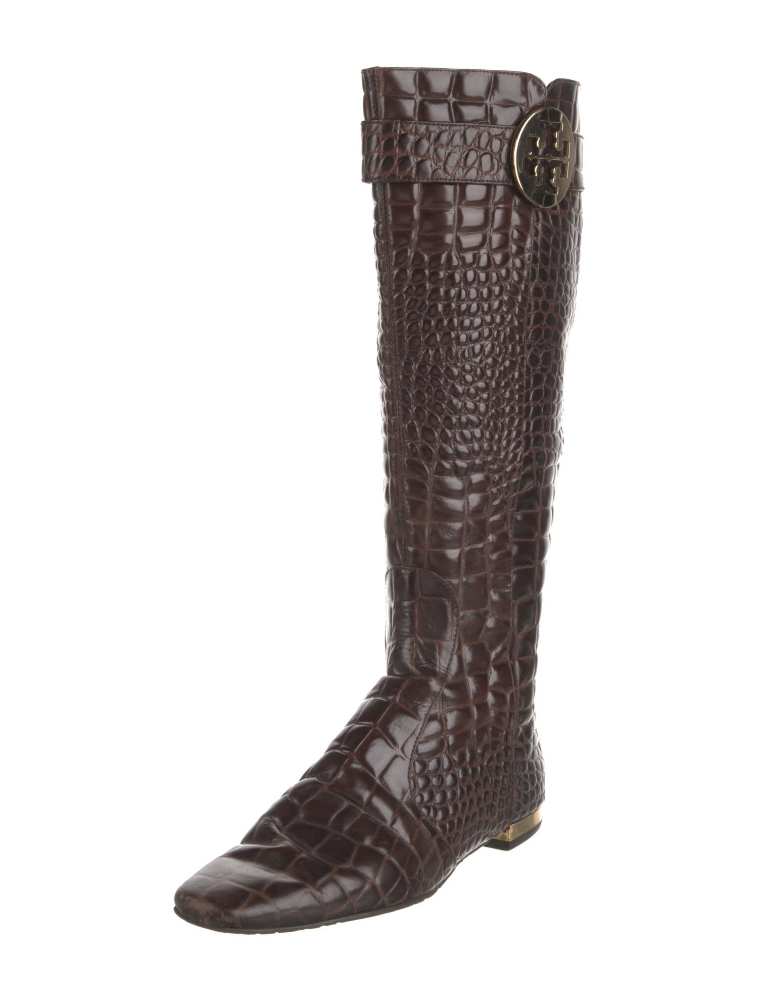 Tory Burch Leather Riding Boots
