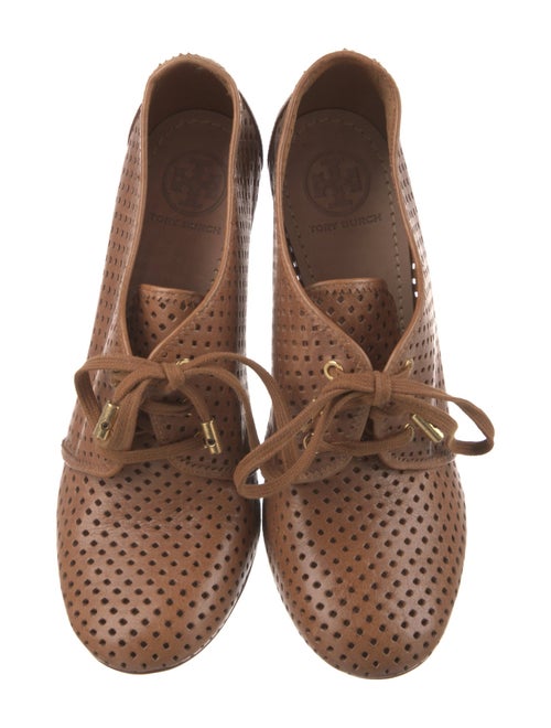 Tory Burch Leather Lasercut Accents Pumps