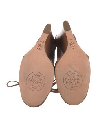Tory Burch Leather Lasercut Accents Pumps