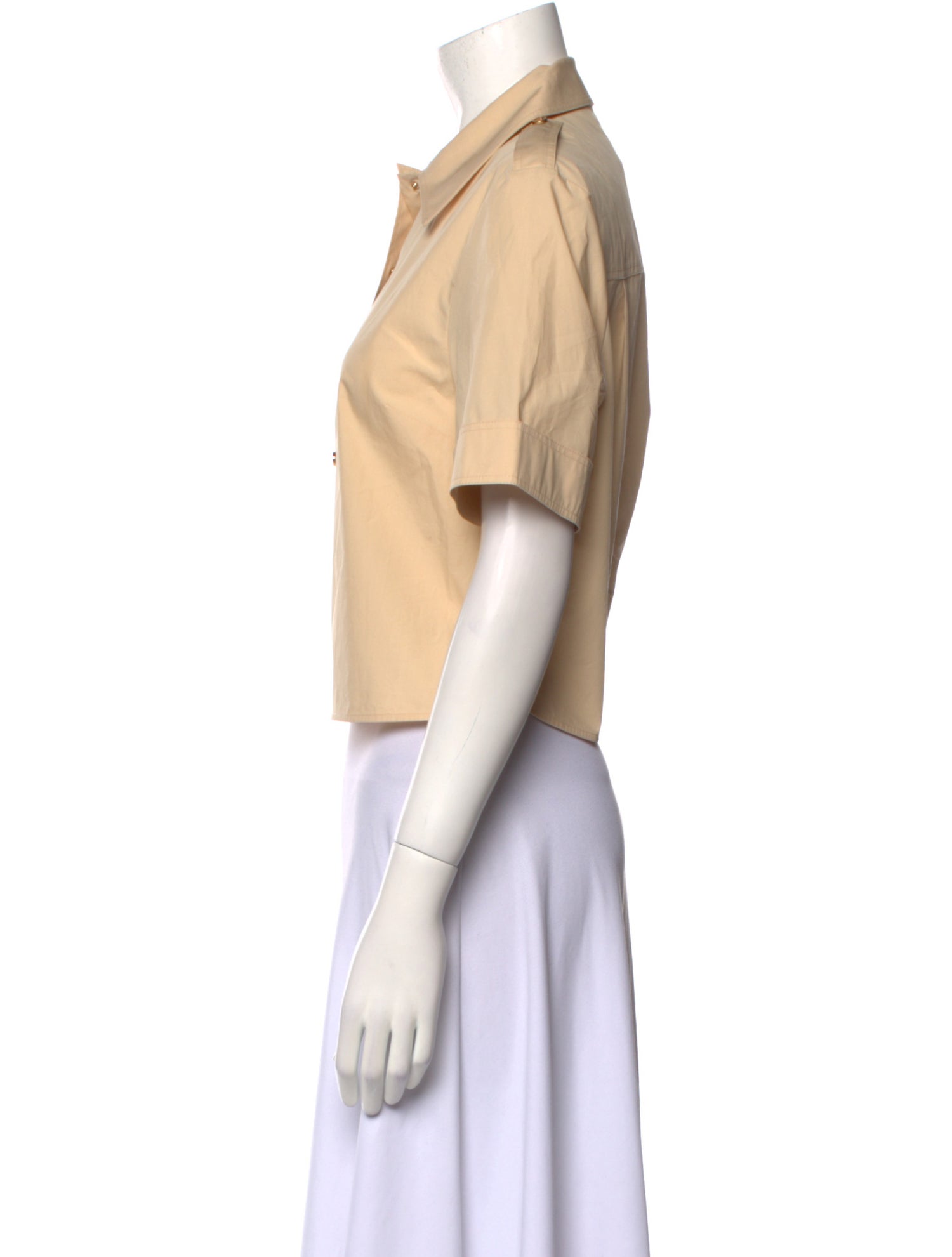 Tory Burch Short Sleeve Crop Top