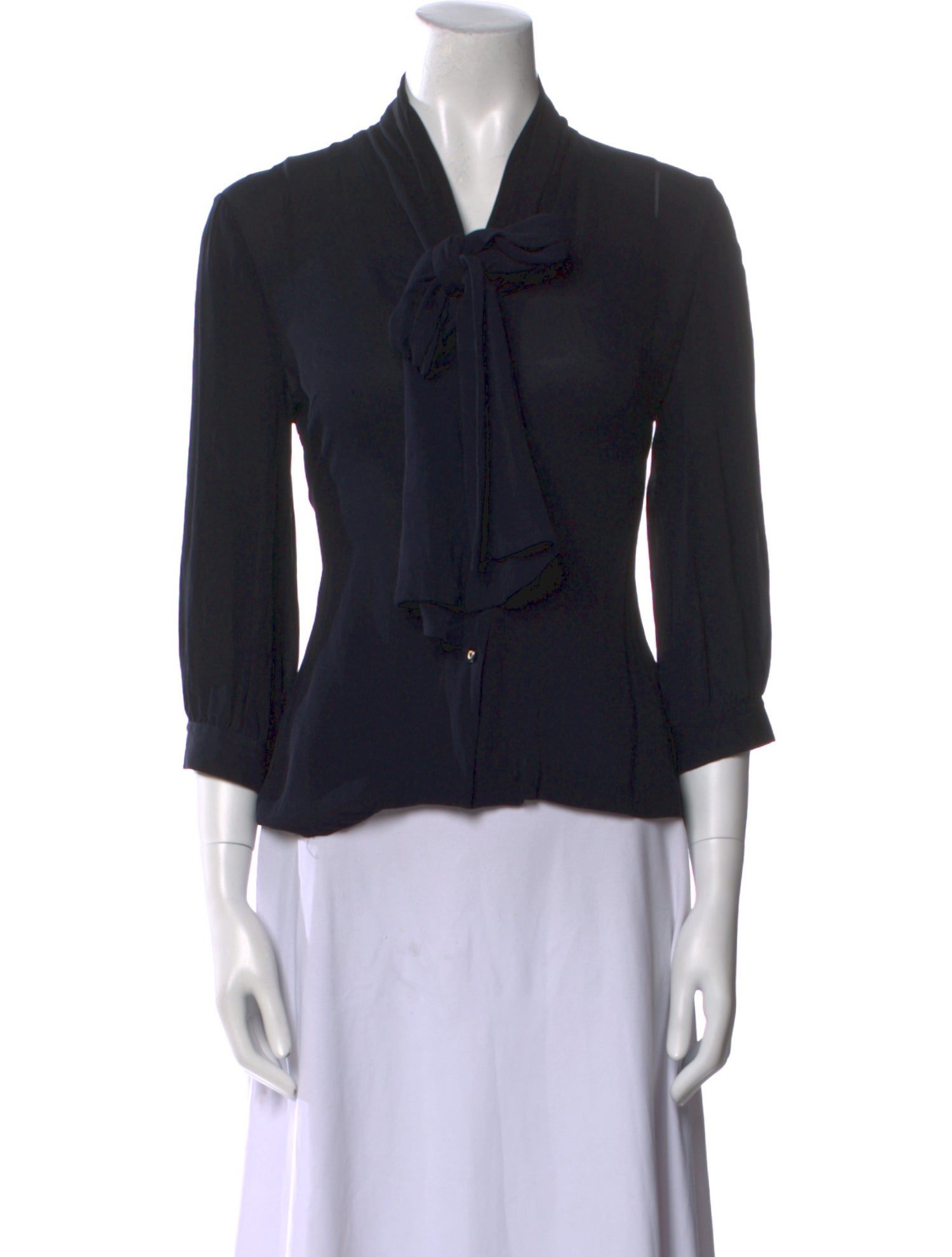 Tory Burch Silk V-Neck Blouse