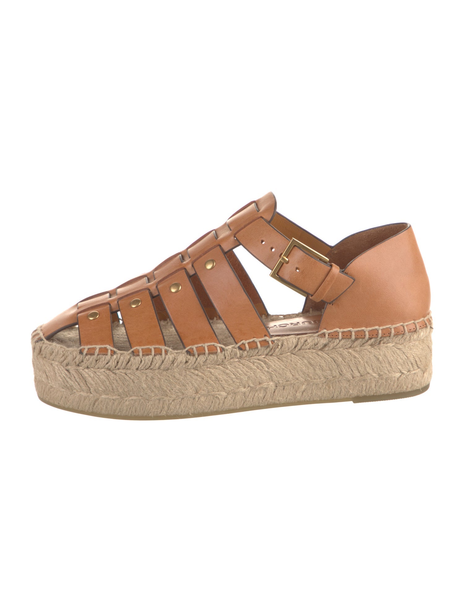 Tory Burch Leather Espadrilles