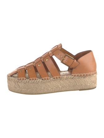 Tory Burch Leather Espadrilles