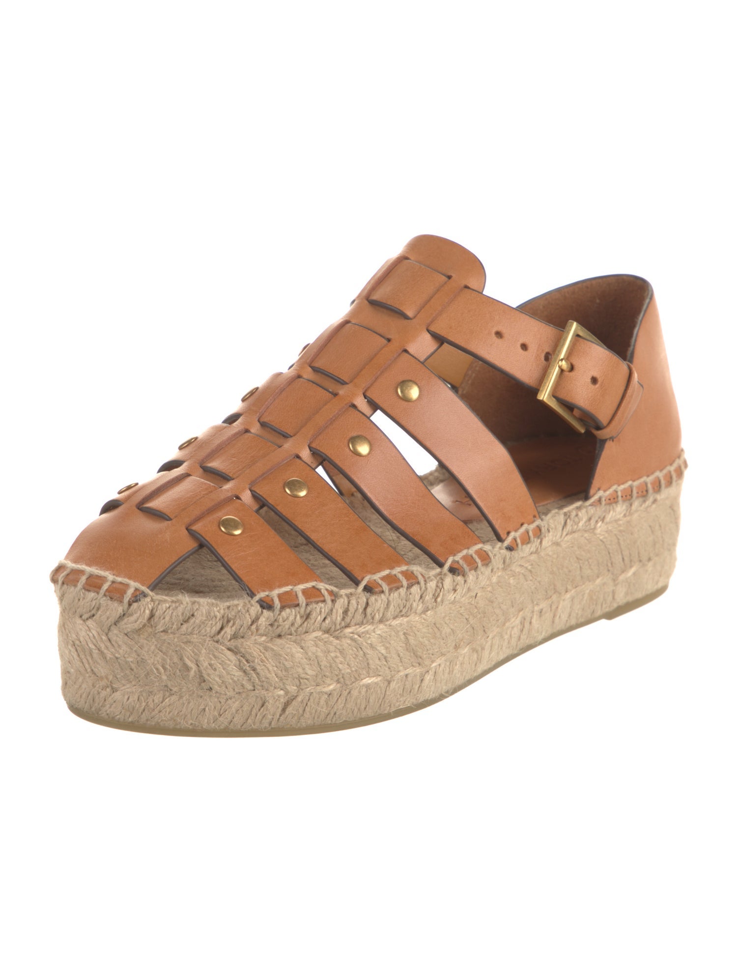 Tory Burch Leather Espadrilles
