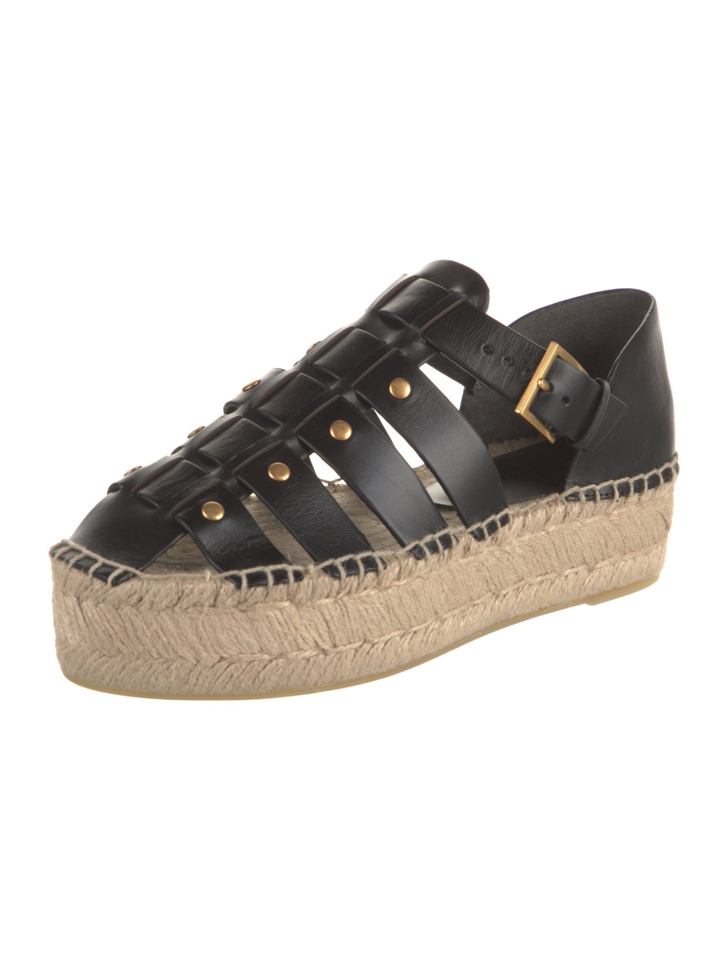 Tory Burch Leather Espadrilles