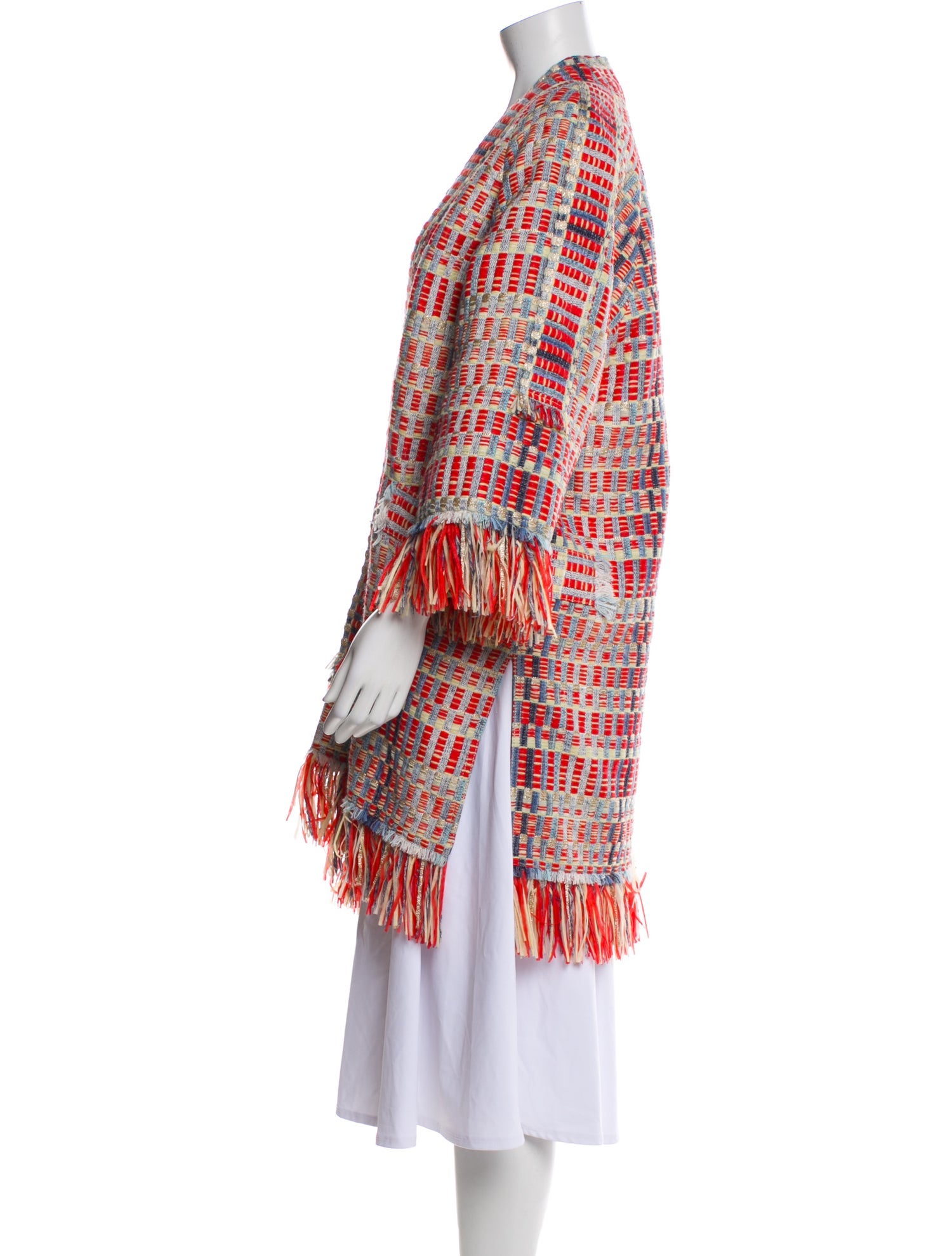 Tory Burch Plaid Print Jacket