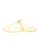 Tory Burch Rubber T-Strap Sandals