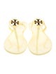 Tory Burch Rubber T-Strap Sandals