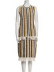 Tory Burch Striped Fringe Trim Accent Skirt Set