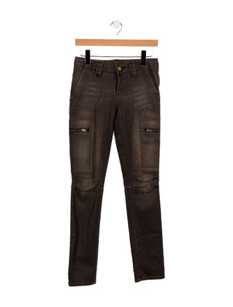 Tory Burch Mid-Rise Skinny Leg Jeans