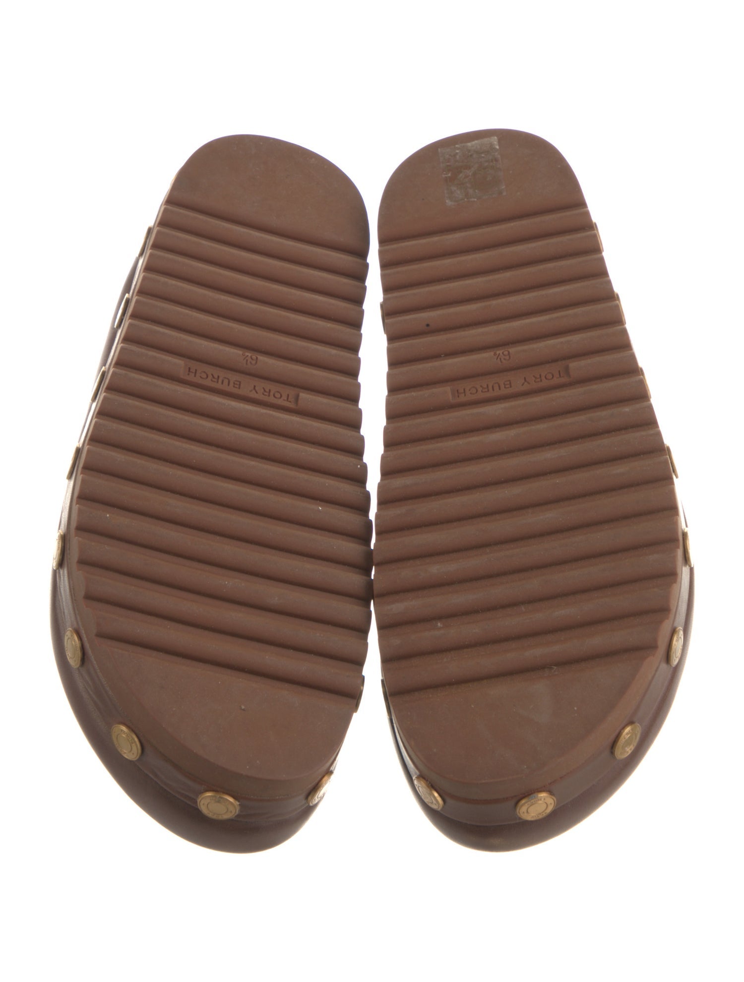 Tory Burch Leather Studded Accents Mules