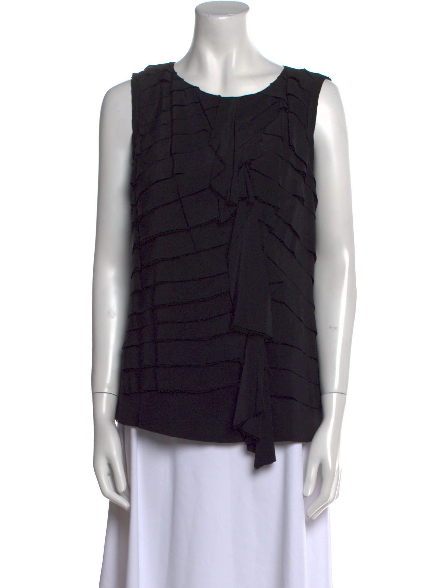 Tory Burch Silk Scoop Neck Top