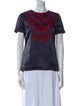 Tory Burch Printed Crew Neck T-Shirt