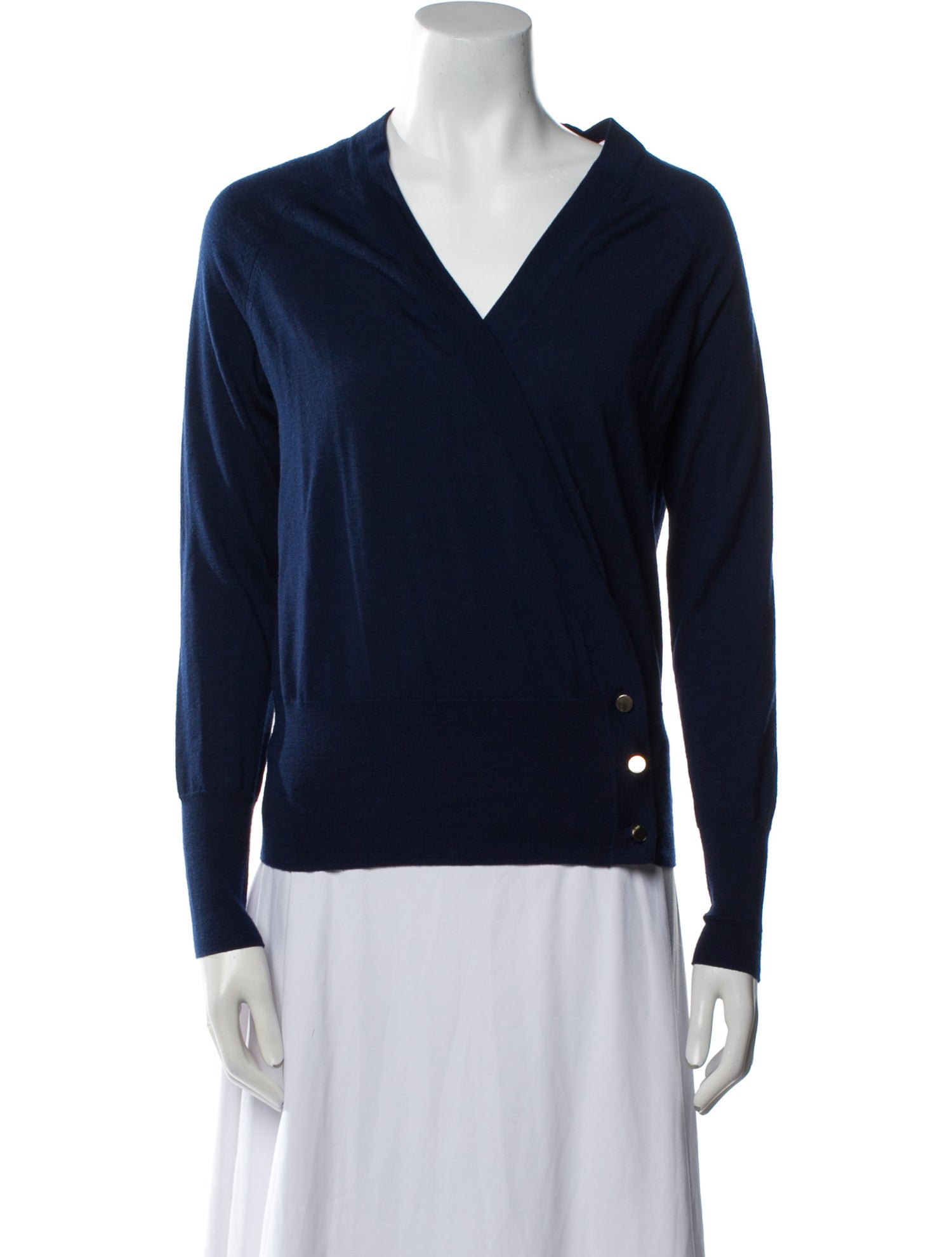 Tory Burch Merino Wool V-Neck Sweater