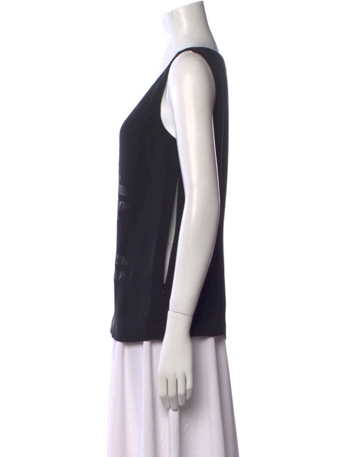 Tory Burch Silk Graphic Print Top