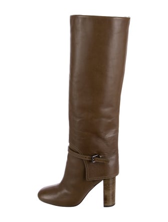 Tory Burch Leather Riding Boots