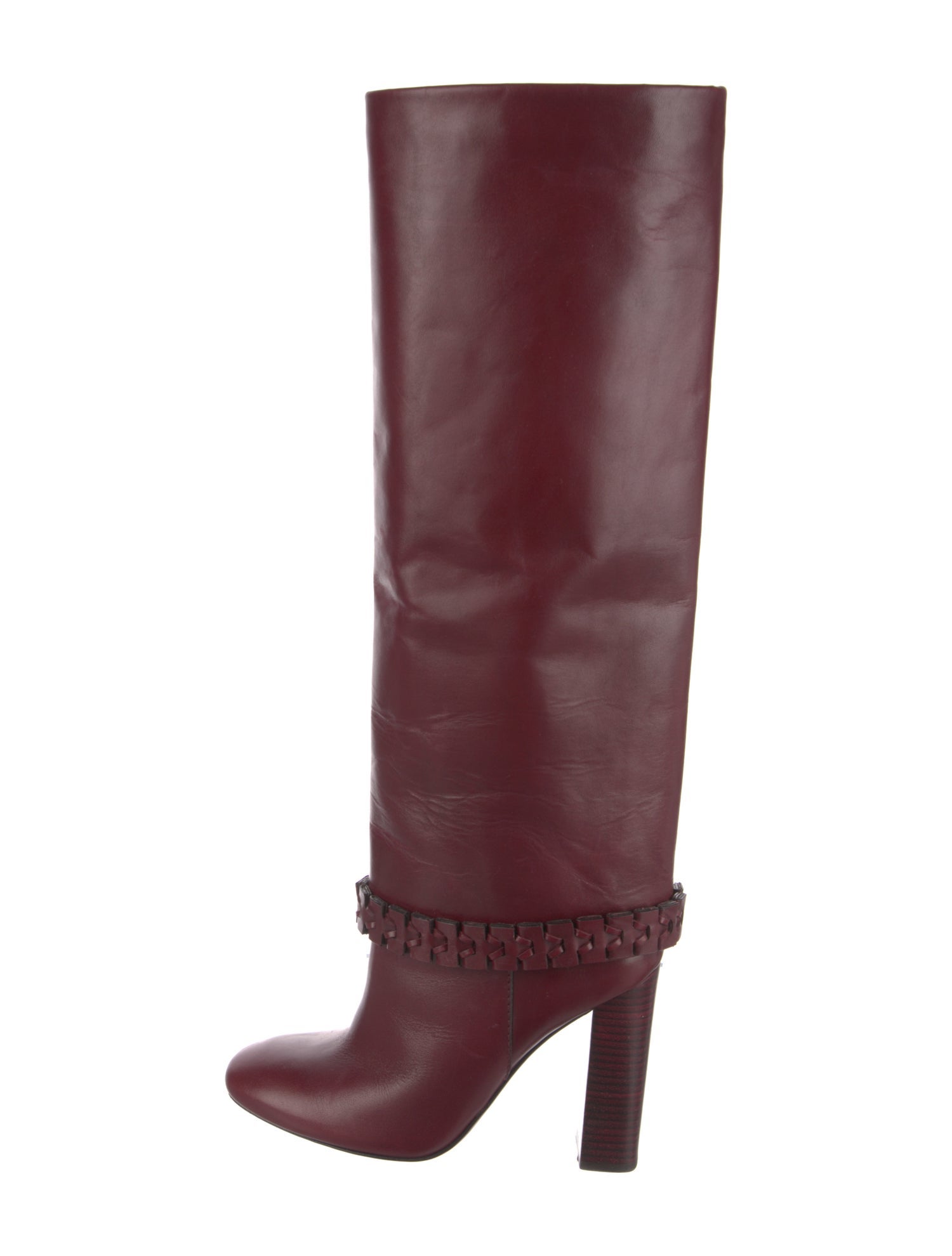 Tory Burch Leather Riding Boots