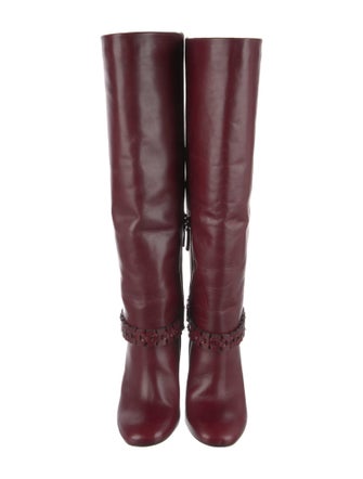 Tory Burch Leather Riding Boots