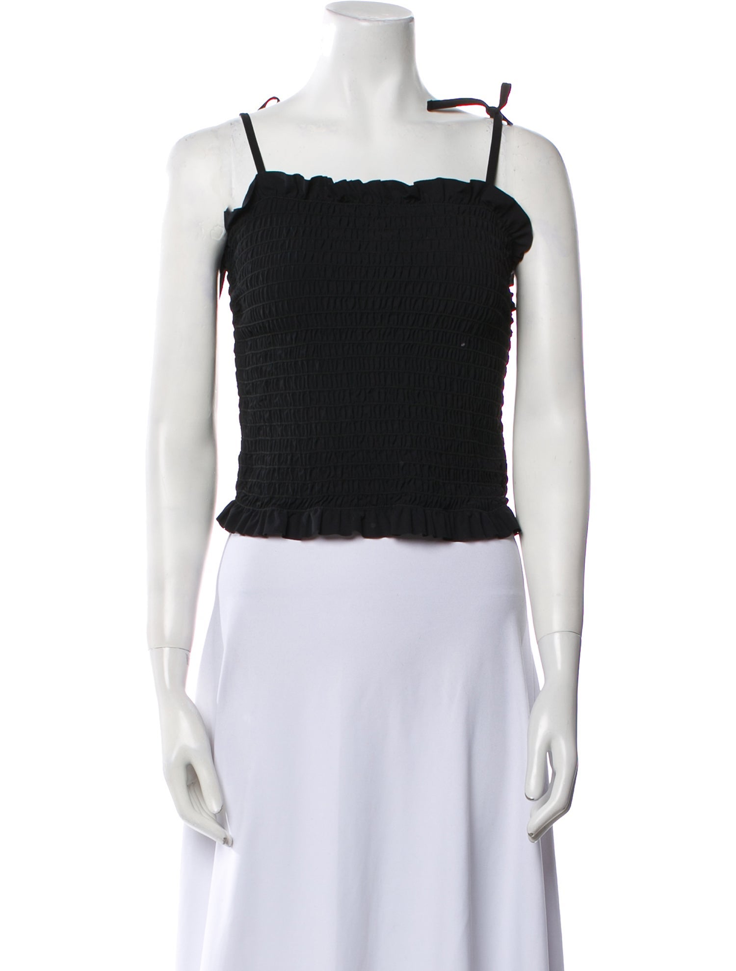 Tory Burch Nylon Square Neckline Crop Top