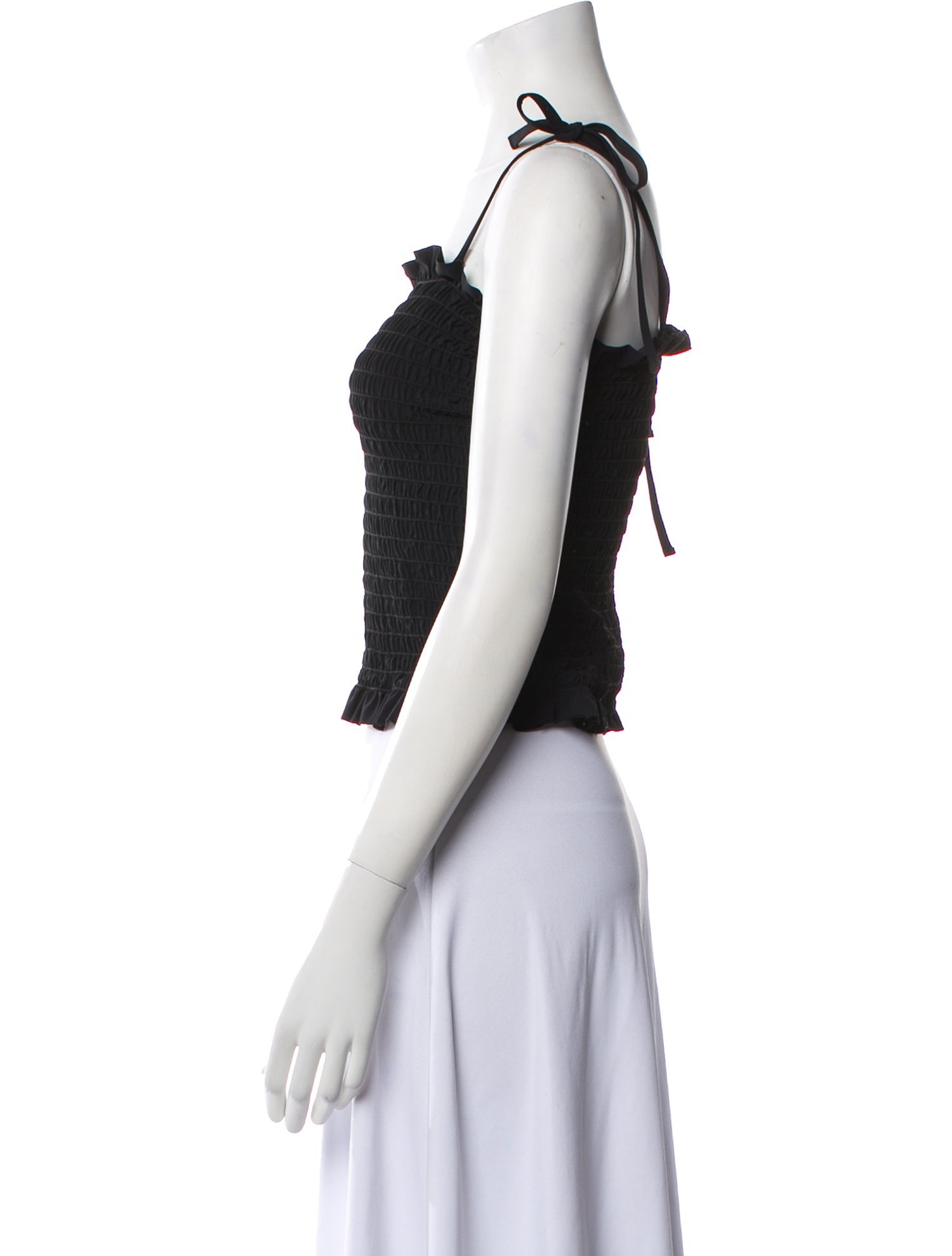 Tory Burch Nylon Square Neckline Crop Top