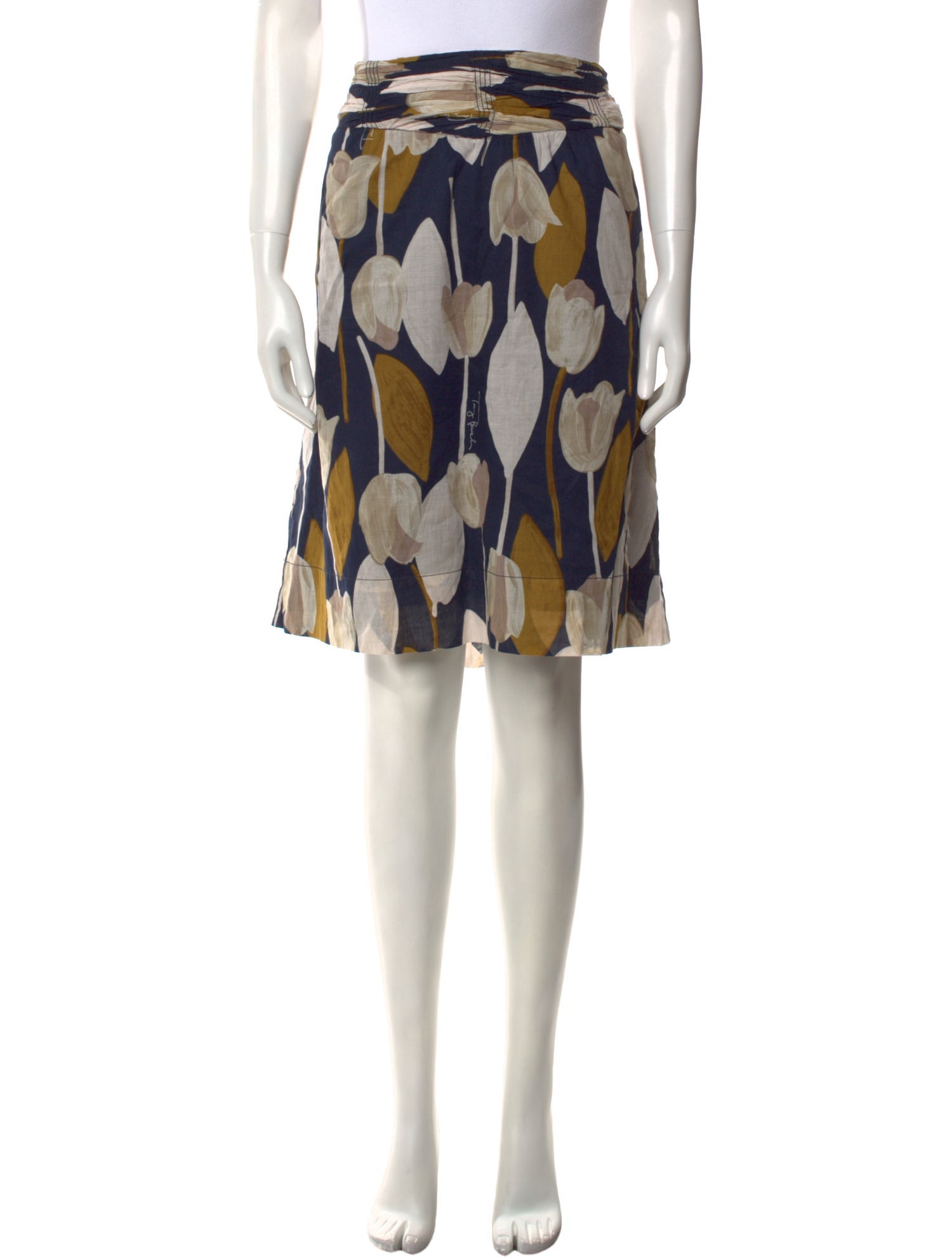 Tory Burch Printed Knee-Length Skirt