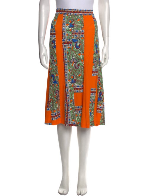 Tory Burch Printed Knee-Length Skirt