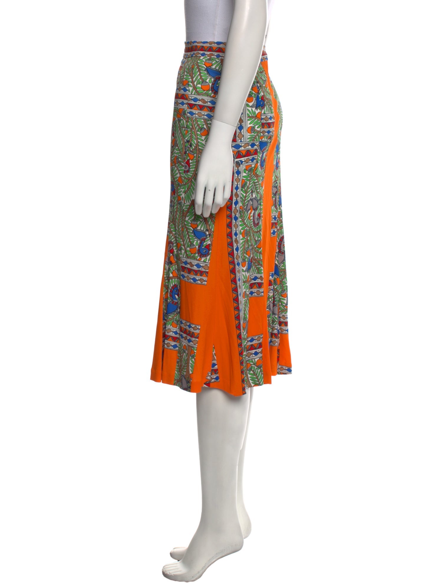 Tory Burch Printed Knee-Length Skirt